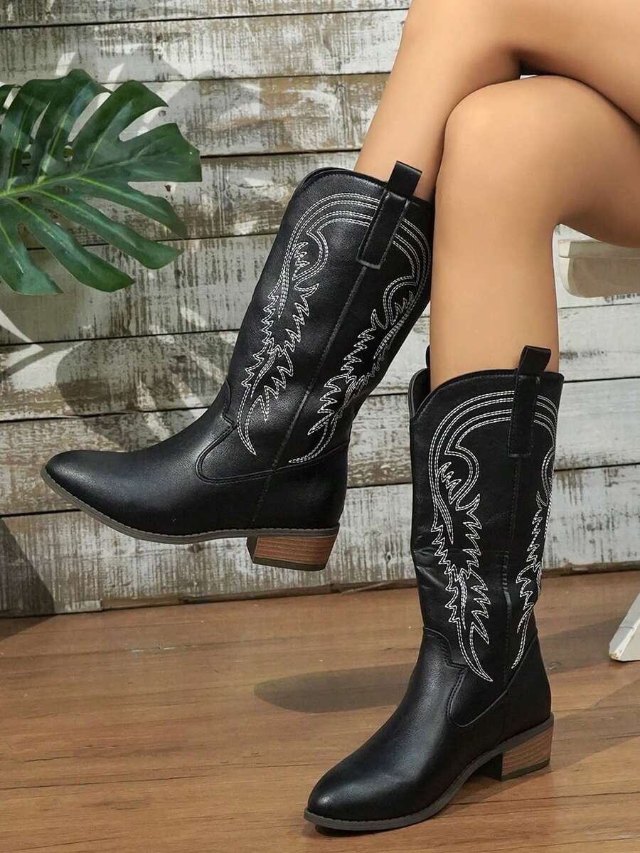 Arlena | Ivory Western Boots