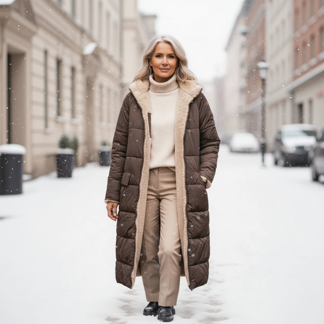 Luxe Sherpa Winter Coat | Designed for Canadian Winters
