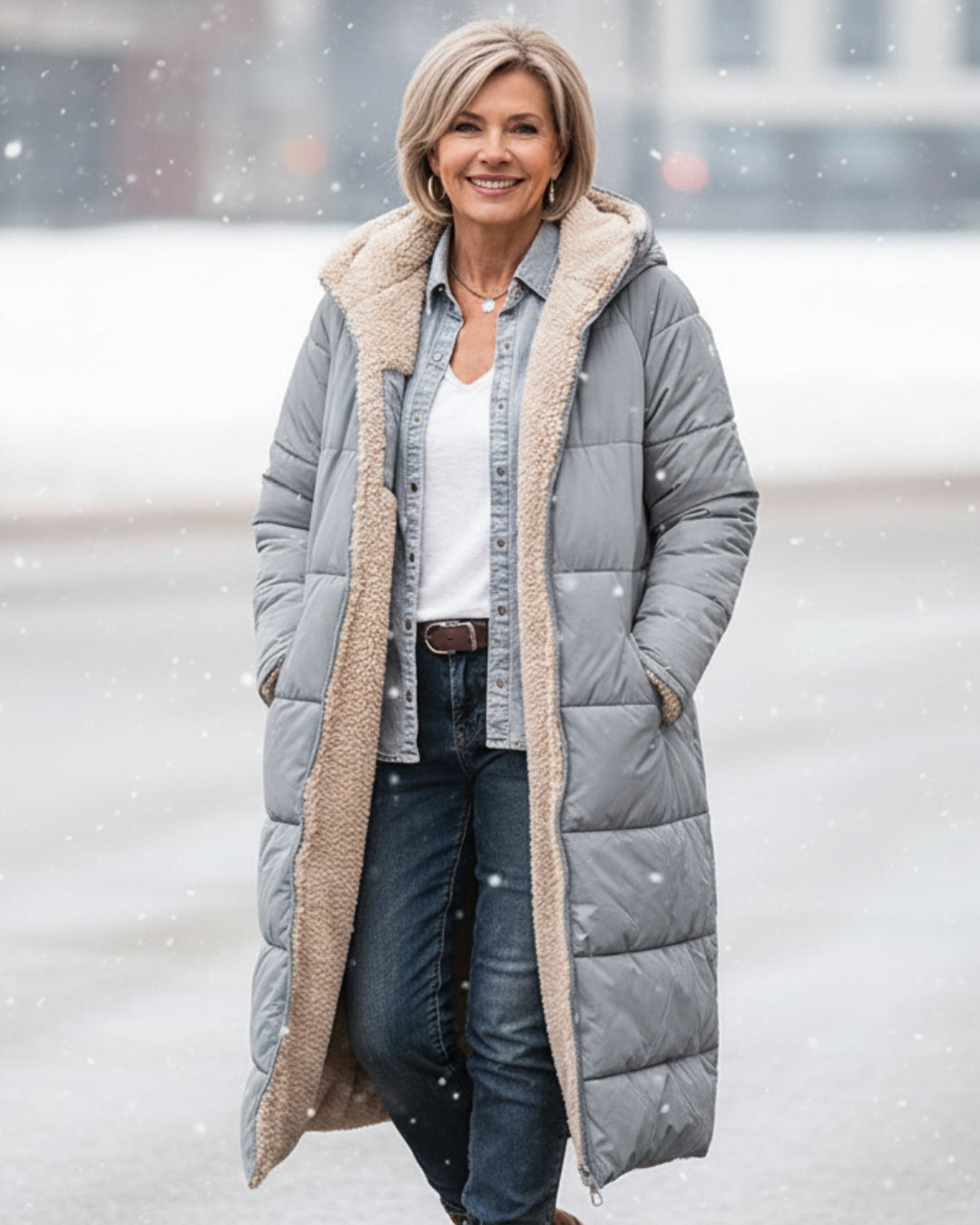 Luxe Sherpa Winter Coat | Designed for Canadian Winters
