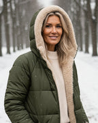 Luxe Sherpa Winter Coat | Designed for Canadian Winters