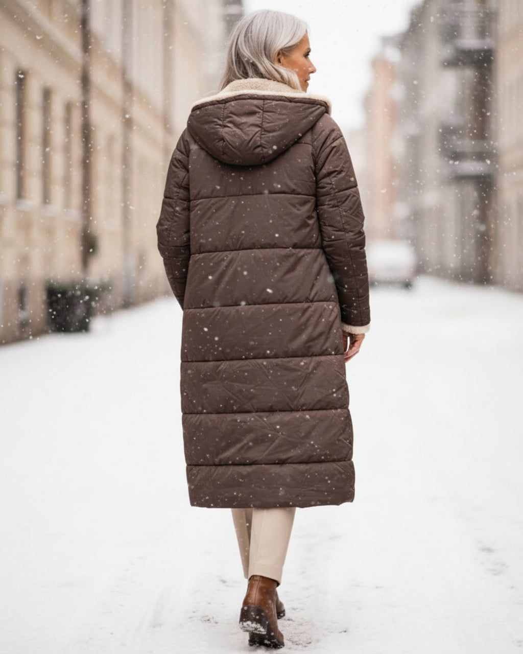 Luxe Sherpa Winter Coat | Designed for Canadian Winters