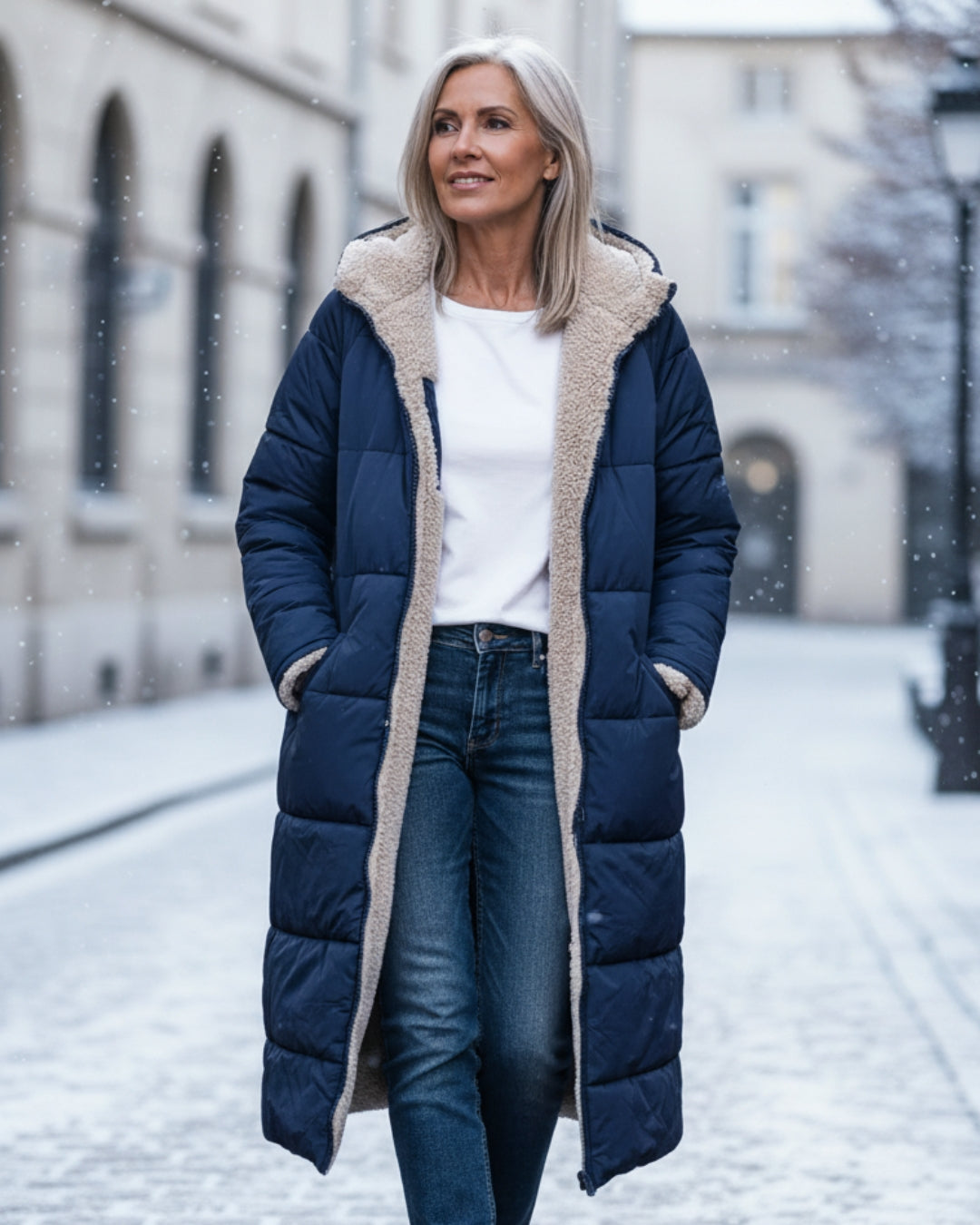 Luxe Sherpa Winter Coat | Designed for Canadian Winters