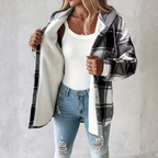 Brigitte | Cozy Plaid Jacket