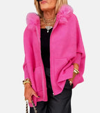 Diana | Casual Hooded Coat with Fur Collar