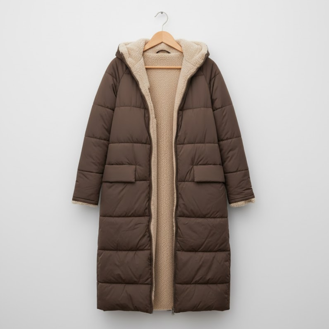 Luxe Sherpa Winter Coat | Designed for Canadian Winters