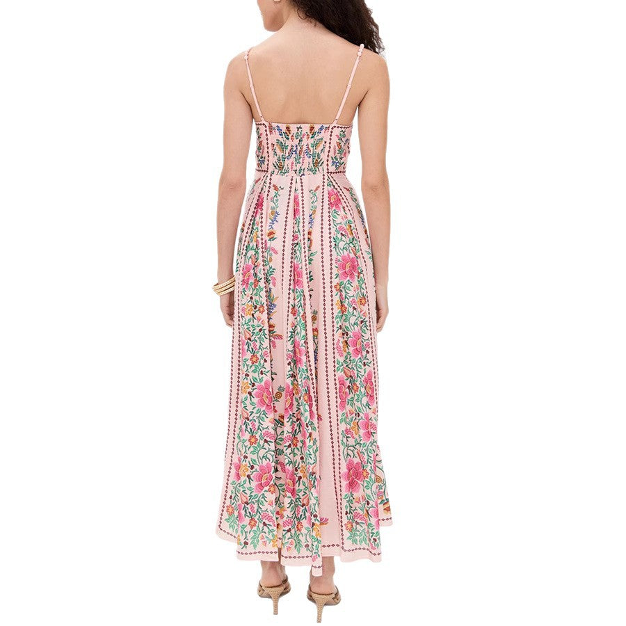Idonna™ | Classy Sleeveless Summer Floral Cami Maxi Dress