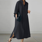 Oversized Linen Shirt Dress | Effortless Style | Lightweight & Breathable | Casual Wear