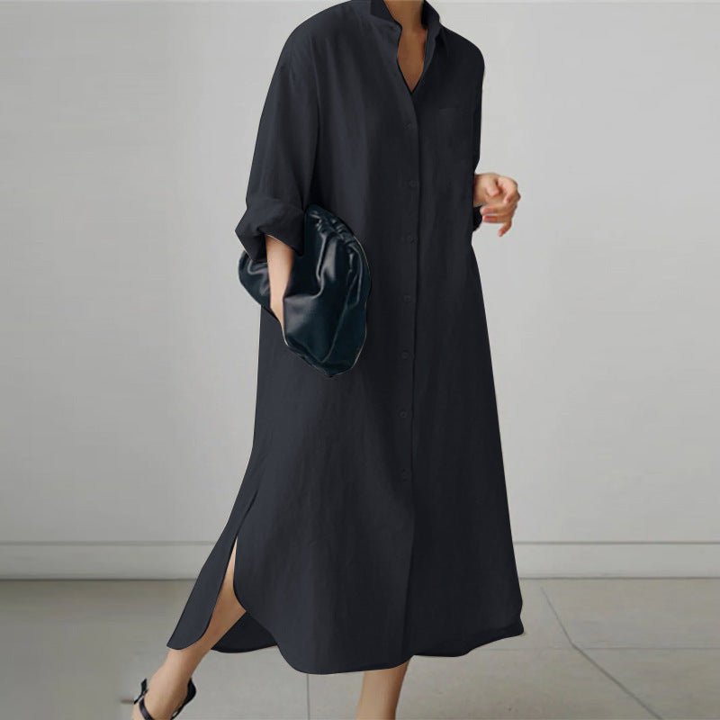 Oversized Linen Shirt Dress | Effortless Style | Lightweight & Breathable | Casual Wear