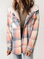 AMELIA™ - Women’s Plaid Hooded Flannel Jacket