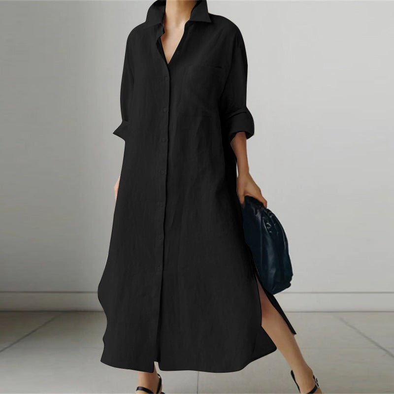 Oversized Linen Shirt Dress | Effortless Style | Lightweight & Breathable | Casual Wear