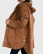 Renee | Corduroy Hooded Jacket