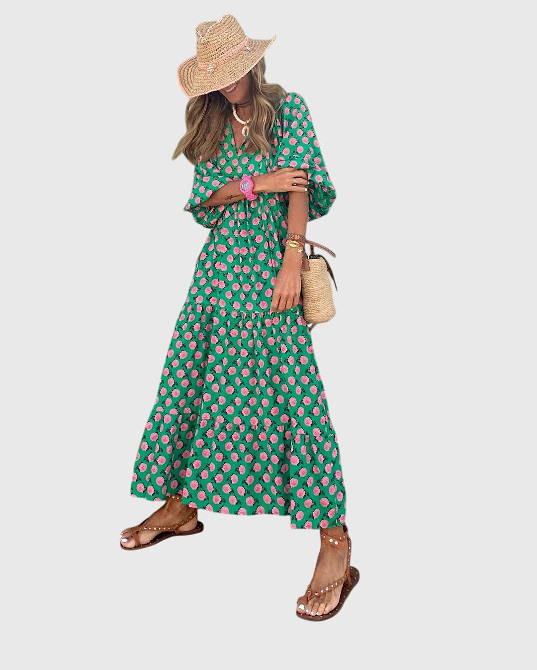 Sarah™ | Women Boho Maxi Dress