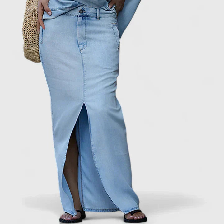 Averlynn | Women Elegant Maxi Skirt Set